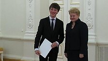 M.Levickis su &scaron;alies prezidente D.Grybauskaite