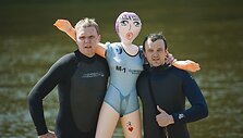 Mindaugas Stasiulis ir Gedas Saročka (de&scaron;inėje)