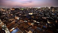 Dharavi lū&scaron;nynas Mumbajuje