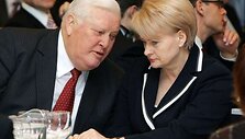 A.Brazauskas ir D.Grybauskaitė