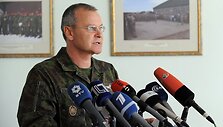Jungtinio &scaron;tabo vir&scaron;ininkas brigados generolas Algis Vaičeliūnas 