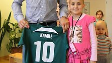 Aleksandras Kazakevičius aplankė vėžiu sergančius vaikus