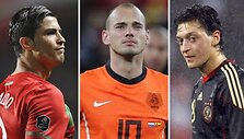 Cristiano Ronaldo, Wesley Sneijderis ir Mesutas Ozilas susitiks jau grupių etape.
