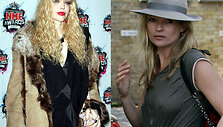 Courtney Love ir Kate Moss 