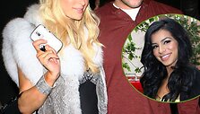 Paris Hilton su buvusiuoju draugu Dougu Reinhardtu ir Rima Fakih 