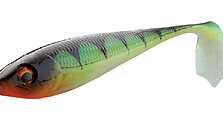  &bdquo;Daiwa Tournament DuckFin Shad&ldquo; (9 cm) guminukas, pasižymi unikaliu žaismu, kurį užtikrina ančiuko kojos formos uodegos mentė