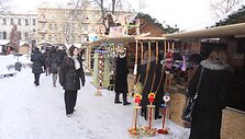 Kalėdų miestelyje gyvenimas atgyja tik savaitgaliais, o darbo dienomis pirkėjų čia &ndash; vos vienas kitas.