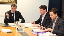 Artūras Zuokas susitikime su kartodromo &scaron;eimininkais