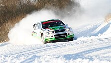 &bdquo;Halls Winter rally&ldquo; lenktynių akimirka