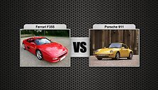 Ferrari F355 prie&scaron; Porsche 911