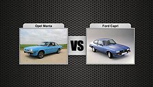 Opel Manta prie&scaron; Ford Capri