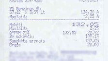 &bdquo;Lukoil&ldquo; degalinės sąskaita