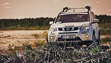 &bdquo;Nissan X-Trail&ldquo; Pabradės poligone