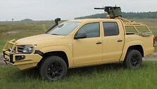 &bdquo;Rheinmetall&ldquo; pristato &bdquo;Volkswagen Amarok&ldquo; pasaulio užkariavimui