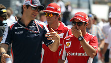 Prie&scaron; &bdquo;Formulės-1&ldquo; Vengrijos GP lenktynes. Bruno Senna ir Felipe Massa