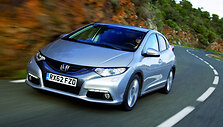 &bdquo;Honda Civic&ldquo; su 1,6 turbodyzeliniu varikliu bandymai Nicoje