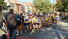Pusės maratono starto akimirka.