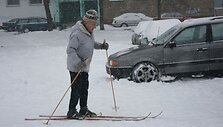 O kiti - slidėmis.