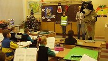 "Smeltėje" lankėsi policijos bičiulis Amsius.