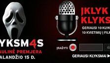 Filmo &bdquo;Klyksmas&ldquo; reklaminis skydelis
