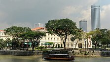 Valtis plaukia &scaron;alia Azijos civilizacijų muziejaus Singapūre