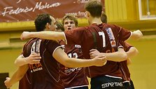 Tinklinio rungtynių akimirka