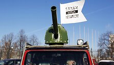 Žygio &bdquo;Baltas žiedas&ldquo; dalyvio automobilis