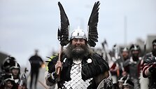 Vikingų festivalio akimirka
