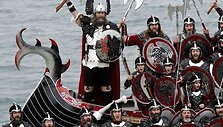 Vikingų festivalio akimirka