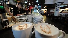 Kapučino kava su kandidatais į Rusijos prezidentus