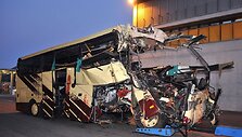 Sudužęs autobusas