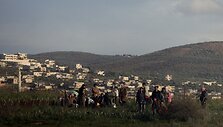 Sirijos pabėgėliai prie Turkijos sienos