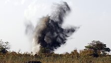 Bombos sprogimas 