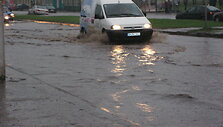 Kaune patvinusi gatvė (&Scaron;iaurės pr.)