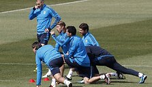 Madrido &bdquo;Real&ldquo; futbolininkų treniruotė