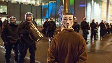 Studentų protestas Montrealyje 