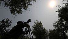 Vyras fotografavo Veneros tranzitą.