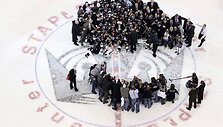 Los Andželo &bdquo;Kings&ldquo; komanda pozuoja fotografams.