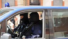 Policijos būrio &bdquo;Raid&ldquo; pareigūnai įykio vietoje