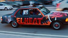 Majamio &bdquo;Heat&ldquo; gerbėjų automobilis