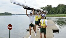 Irklavimo čempionato akimirka