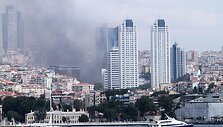Dangoraižio gaisras Stambule