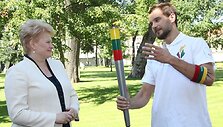 Prezidentė Dalia Grybauskaitė ir Rimas Valeikis