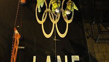 Dažoma olimpinė eismo juosta Londone