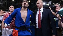 Tagiras Chaibulajevas ir Vladimiras Putinas