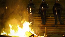Protestas prie Portugalijos parlamento