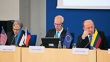 Makras Zingeris, Goranas Lindblatas ir Andrius Kubilius