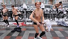 &bdquo;Femen&ldquo; aktyvisčių protestas