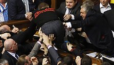 Mu&scaron;tynės Ukrainos parlamente