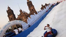 Žiemos parkas Zocalo aik&scaron;tėje